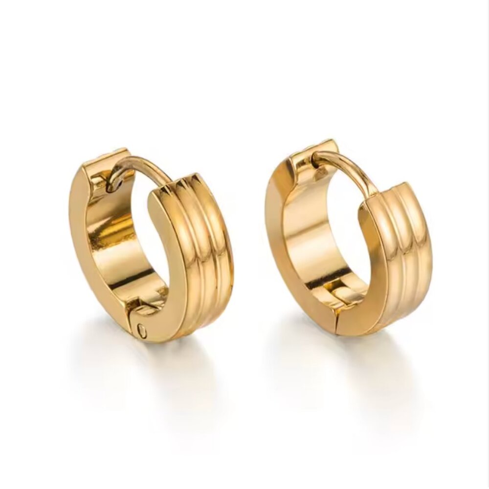 Huggie Hoop Earrings Woman - Picture 6 of 6